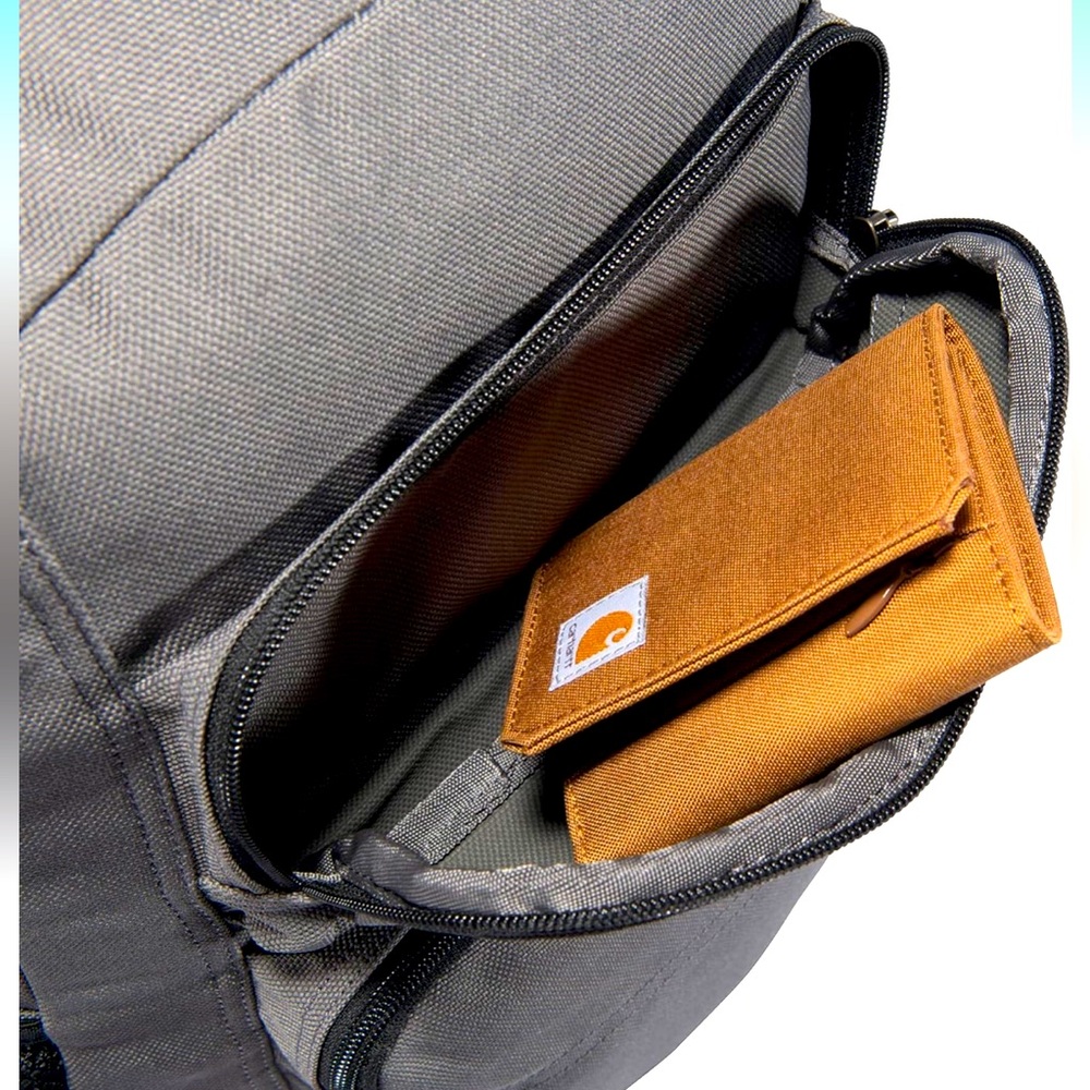 Carhartt 27L Single-Compartment Backpack, Durable Pack with Laptop Sleeve Gray - Picture 2 of 15